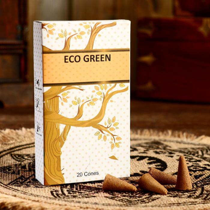 

Конусы "ECO GREEN" (набор 20 шт) Зелёный чай