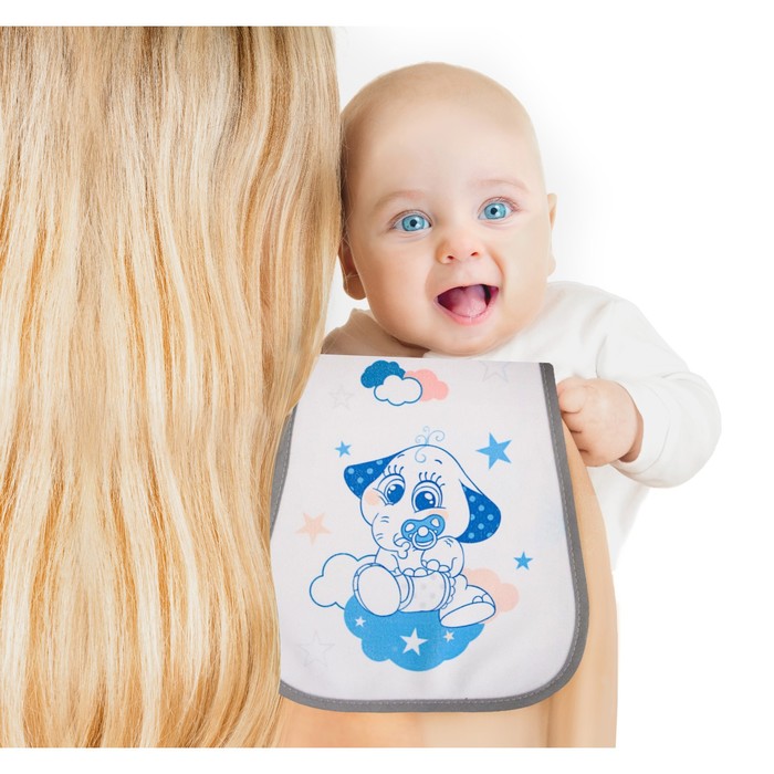 Салфетка для кормления «Слоник» непромокаемая