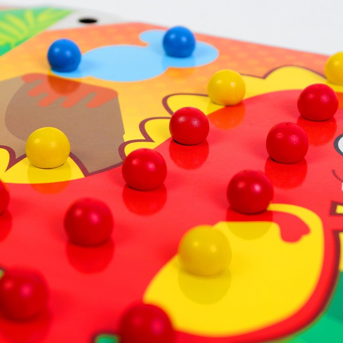 Игрушка-мозаика с шаблонами "Парк динозавров" (в наборе 8 картинок)