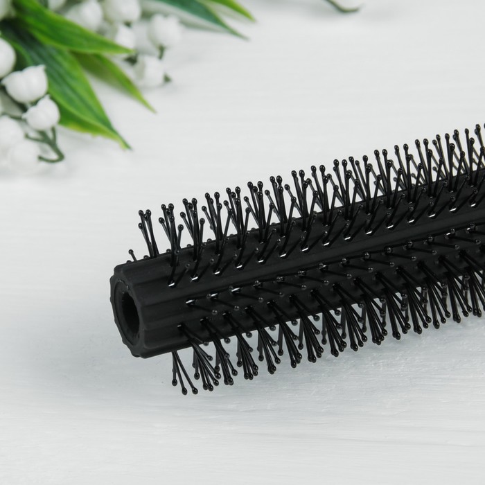 Набор расчёсок, 2 предмета: брашинг, массажная, цвет чёрная/розовая