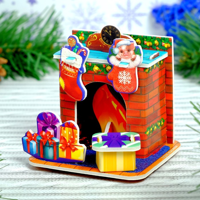 Набор 3D-конструкторов «С Новым годом», 5 шт.