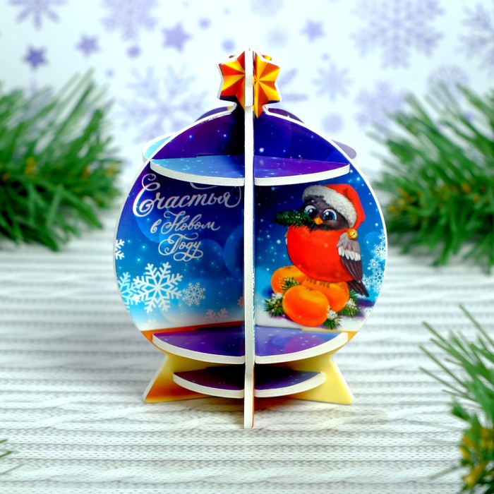 Набор 3D-конструкторов «С Новым годом», 5 шт.