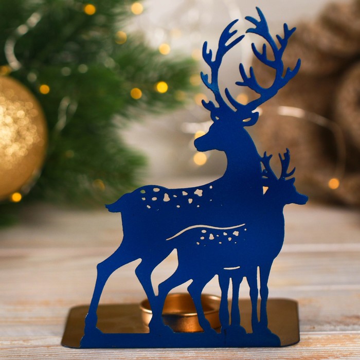 Подсвечник сувенирный Индия "Олени"