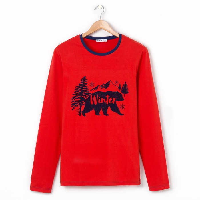 Джемпер мужской KAFTAN "Winter" р-р L (50), красный