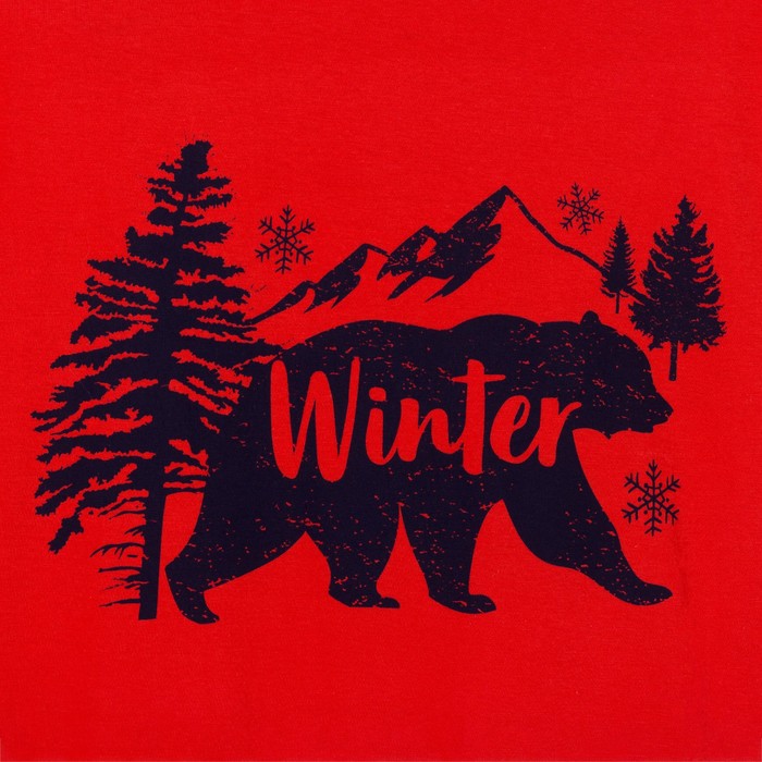 Джемпер мужской KAFTAN "Winter" р-р XL (52), красный