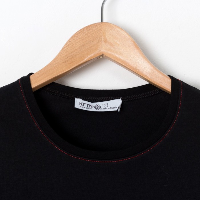 Футболка мужская KAFTAN "Хороший Санта" р-р 3XL (56), чёрный