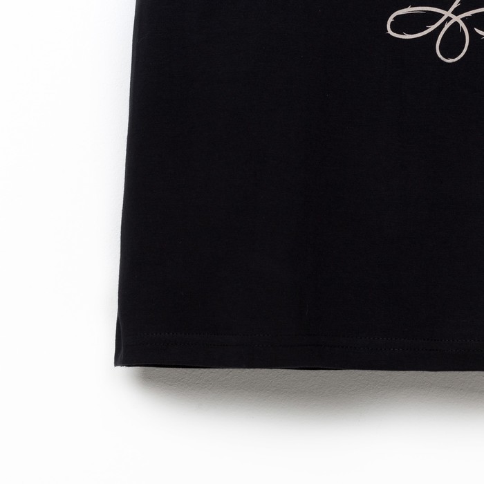 Футболка мужская KAFTAN "Хороший Санта" р-р 3XL (56), чёрный