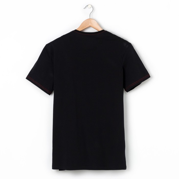 Футболка мужская KAFTAN "Хороший Санта" р-р 3XL (56), чёрный