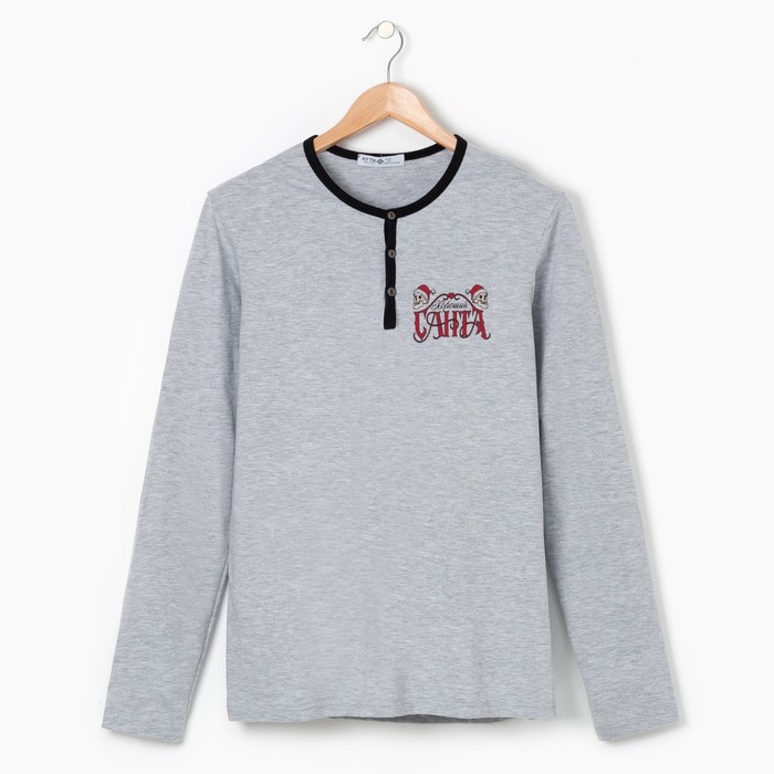 Джемпер мужской KAFTAN "Хороший Санта" р-р M (48), серый