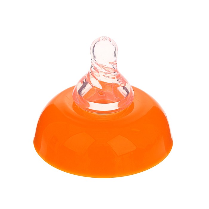 Бутылочка-поильник для кормления 2 в 1, 230 мл, от 0 мес., две соски в комплекте, цвета МИКС