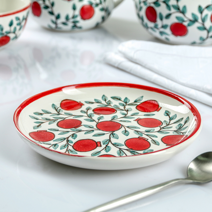 Тарелка 15 см "Гранат на ветке"