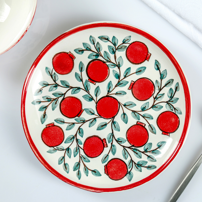 Тарелка 15 см "Гранат на ветке"