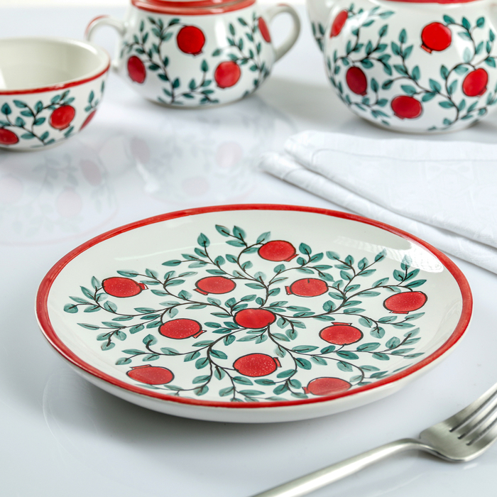 Тарелка 21 см "Гранат на ветке"