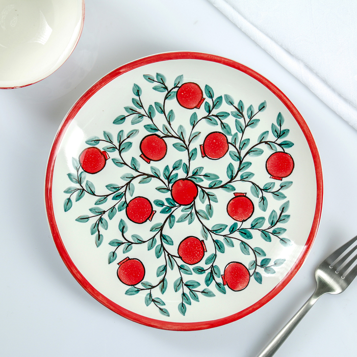 Тарелка 21 см "Гранат на ветке"