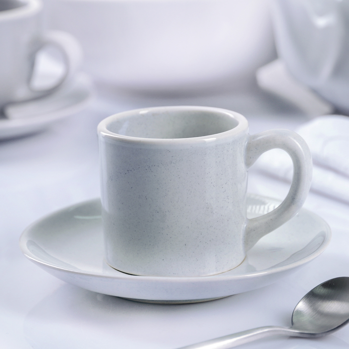 Кофейная пара 100 мл "Зимнее утро", блюдце 13,5 см