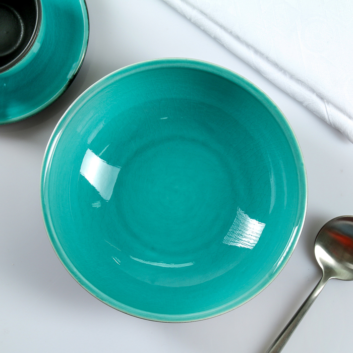 Тарелка глубокая 19,5 см "Лазурь", 1 л