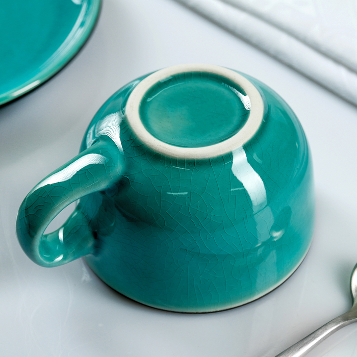 Чайная пара 200 мл "Лазурь", блюдце 15 см