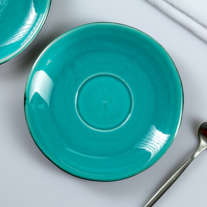 Чайная пара 200 мл "Лазурь", блюдце 15 см