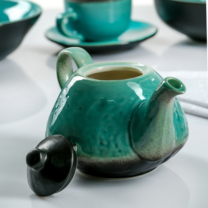 Чайник фактурный 600 мл "Лазурь"