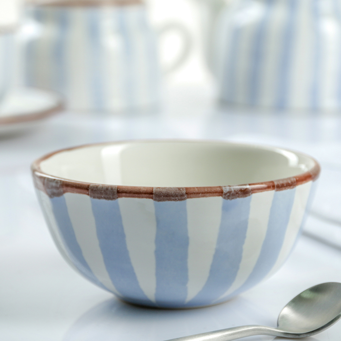 Пиала 270 мл "Страйп синий", 11 см