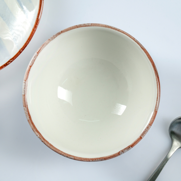 Пиала 270 мл "Страйп синий", 11 см