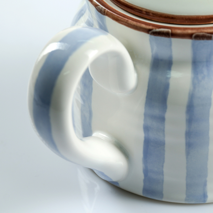 Чайник 500 мл "Страйп синий"