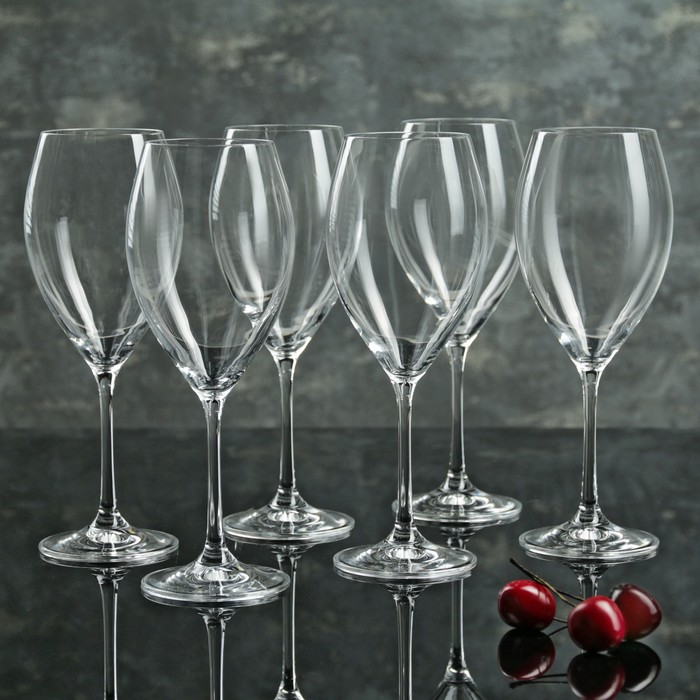 Набор бокалов для вина 490 мл "София", 6 шт