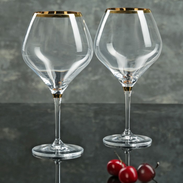 Набор бокалов для вина 450 мл "Аморосо", 2 шт