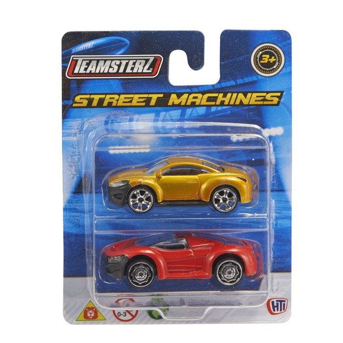 Набор из двух машинок, в блистере, МИКС