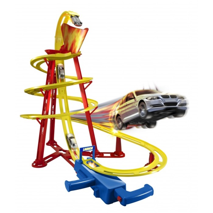 Игрушка Halsall "Трек-вулкан", с двумя машинками