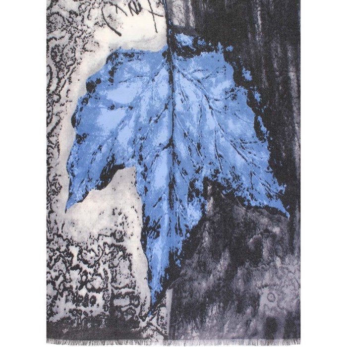 Палантин жен, 185х68 см, цвет серый