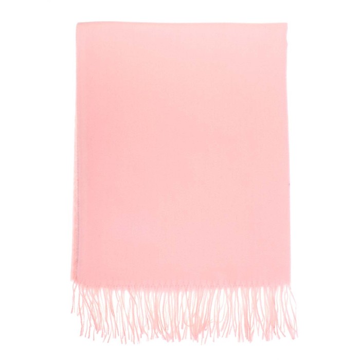 Палантин жен, 180х70 см, цвет розовый