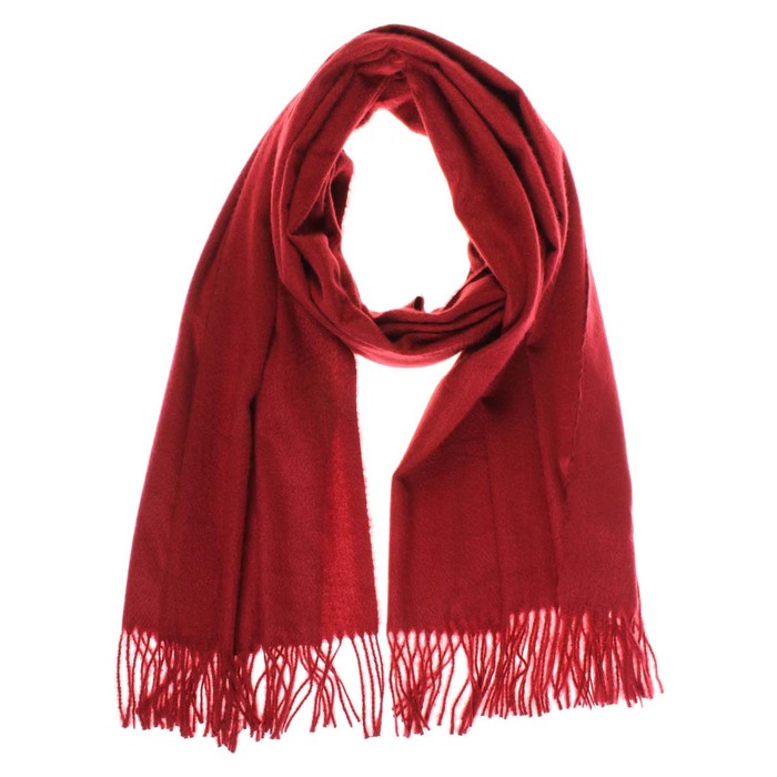 Палантин жен, 180х70 см, цвет бордовый