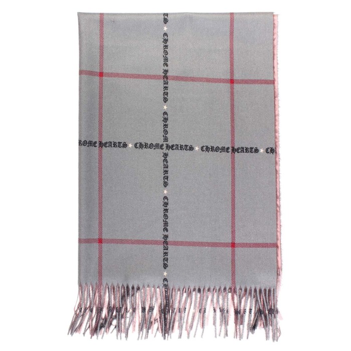 Палантин жен, 180х70 см, цвет серый