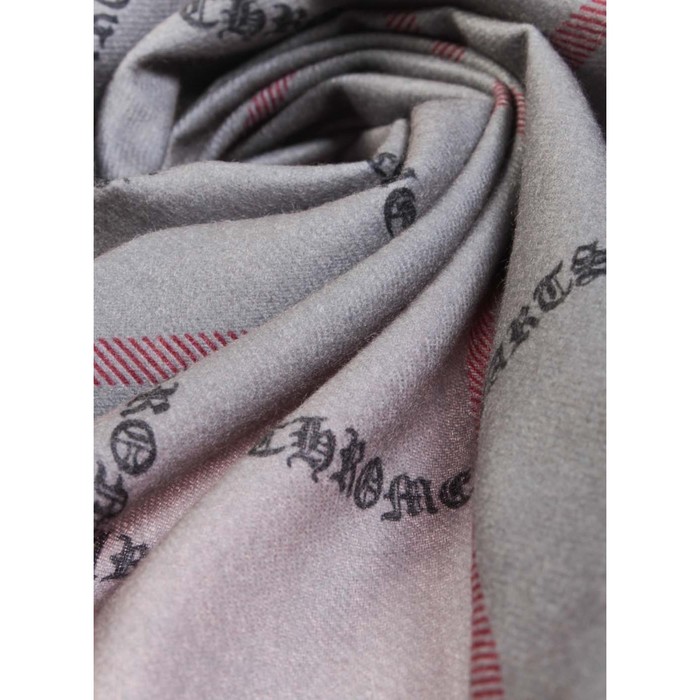 Палантин жен, 180х70 см, цвет серый