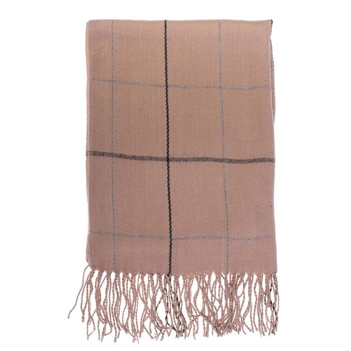 Палантин жен, 180х70 см, цвет бежевый