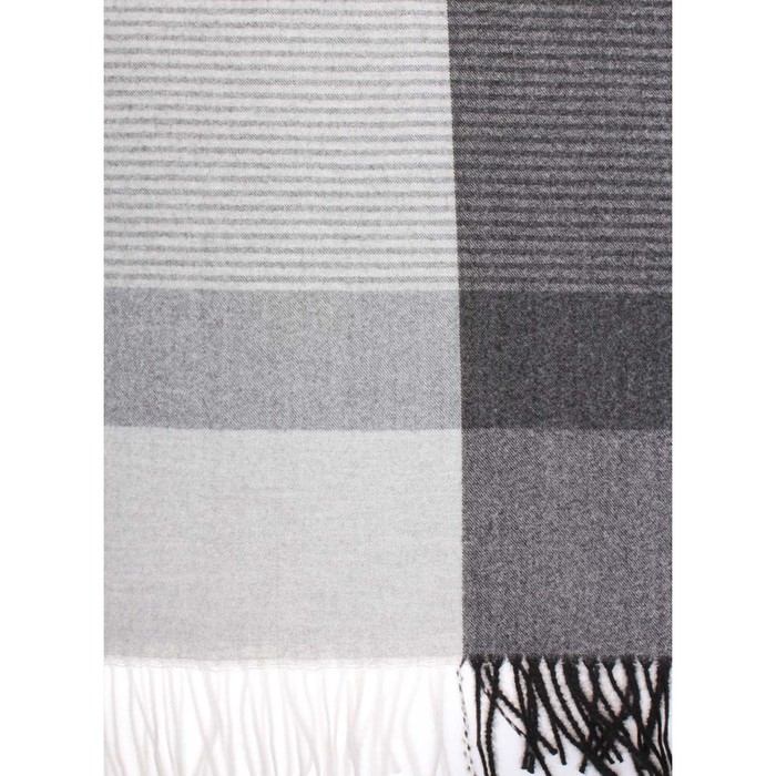 Палантин жен, 180х70 см, цвет серый