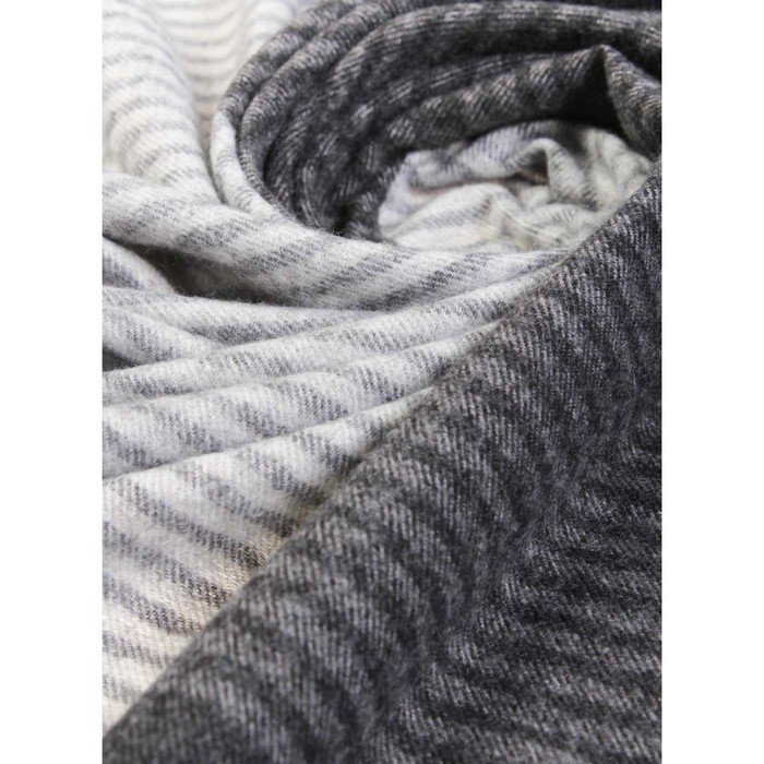 Палантин жен, 180х70 см, цвет серый