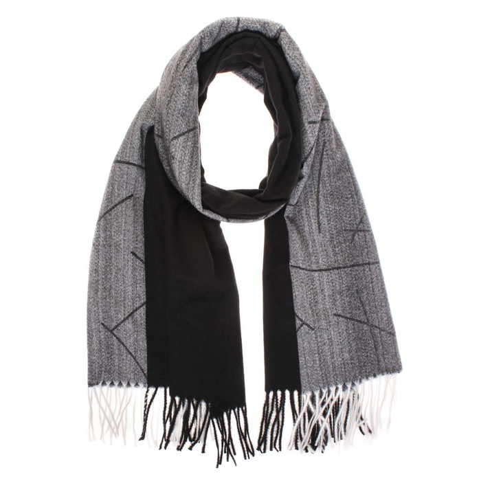 Палантин жен, 180х70 см, цвет чёрный