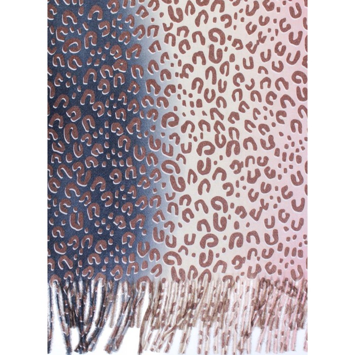 Палантин жен, 180х70 см, цвет синий