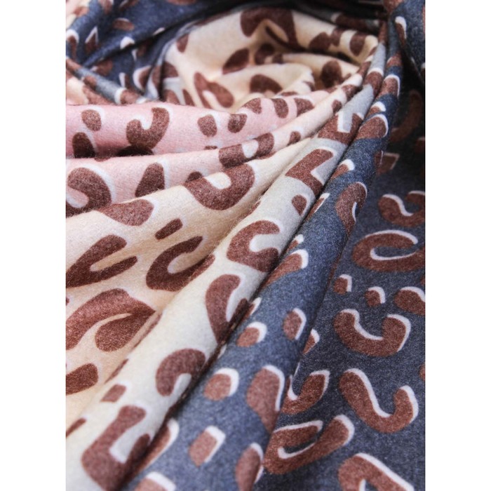 Палантин жен, 180х70 см, цвет синий