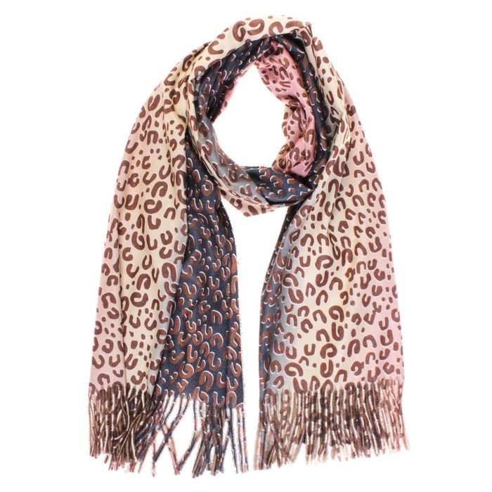 Палантин жен, 180х70 см, цвет синий