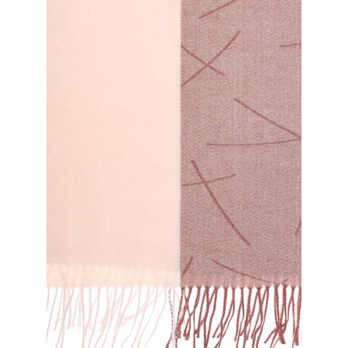 Палантин жен, 180х70 см, цвет бежевый