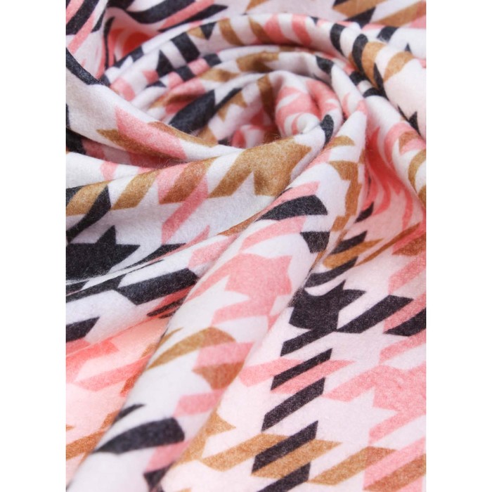 Палантин жен, 180х70 см, цвет розовый