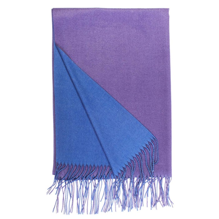Палантин жен, 180х70 см, цвет фиолетовый