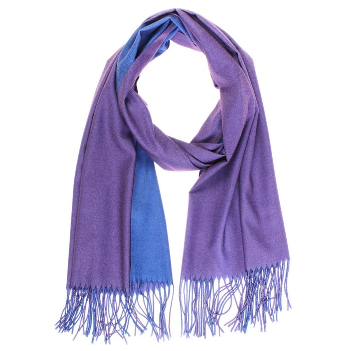 Палантин жен, 180х70 см, цвет фиолетовый