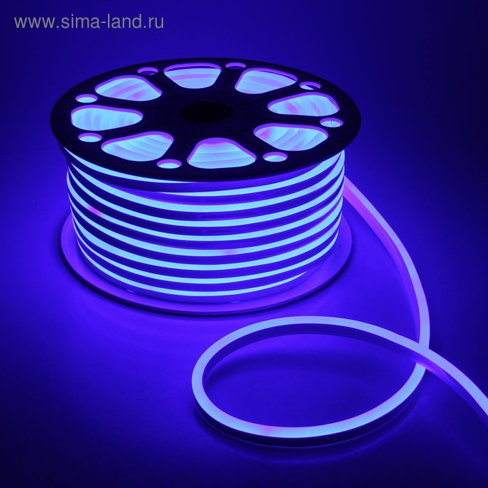 Гибкий неон 8х16 мм 50 м LEDм-120-SMD2835-24V СИНИЙ 7890₽