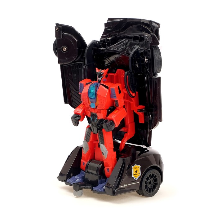 Робот-трансформер радиоуправляемый "Автобот", с аккумулятором, заряд от USB