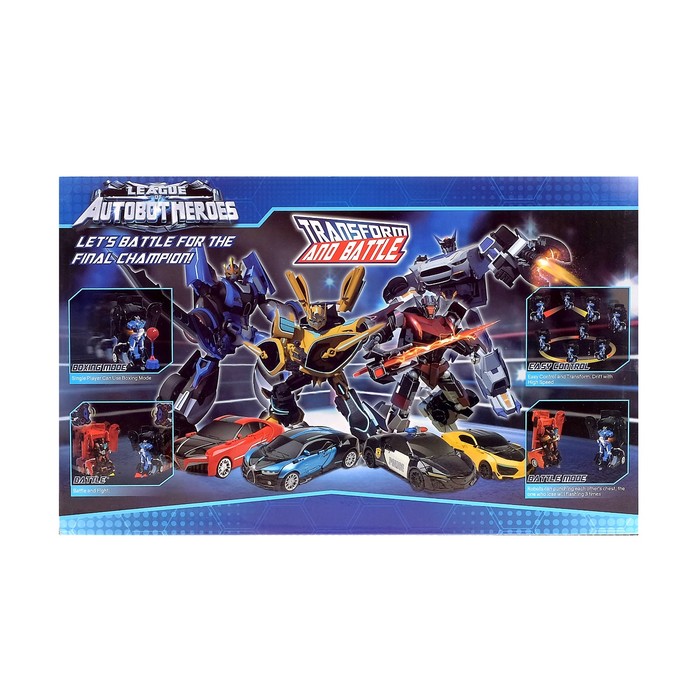 Робот-трансформер радиоуправляемый "Автобот", с аккумулятором, заряд от USB