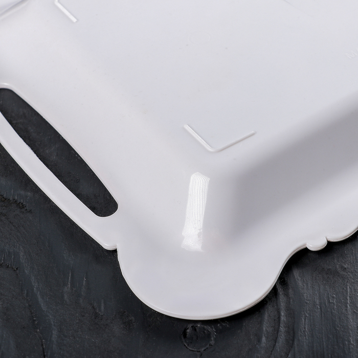 Поднос прямоугольный 37,5х27,5х2,5 см "Летний сад", цвета МИКС